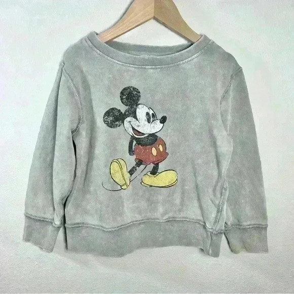 Disney Other - Disney Kids Mickey Mouse Pullover Sweatshirt Size 4